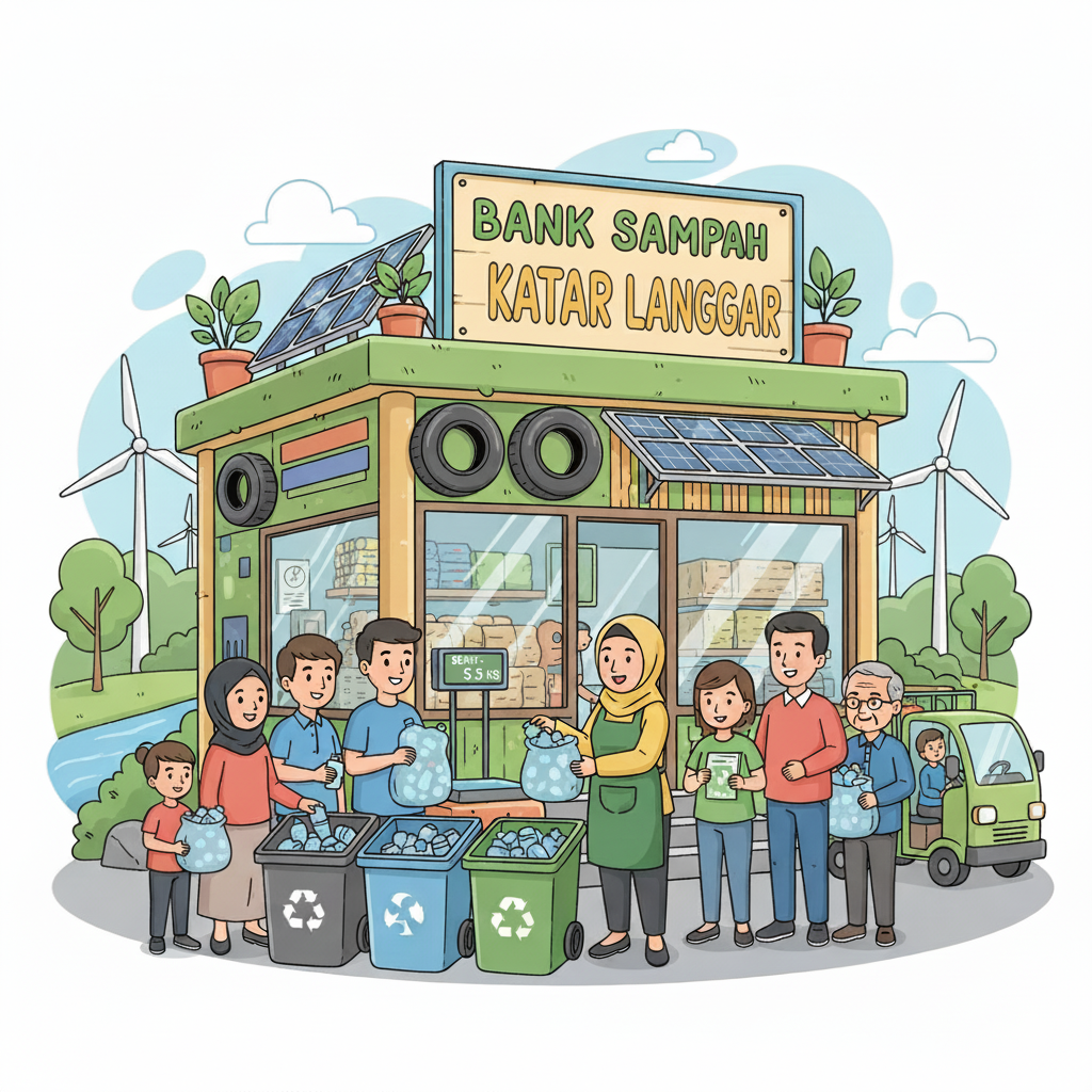 Ilustrasi Bank Sampah